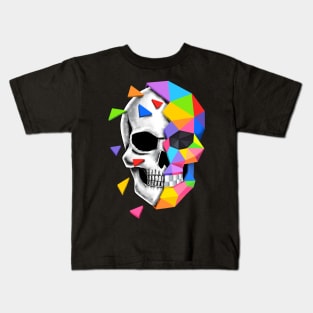 Skull Defragmentation Kids T-Shirt